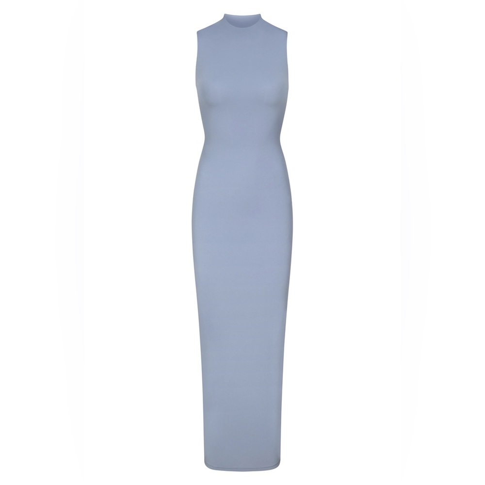 Skims Slate Blue Maxi Dress